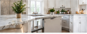 Bright, professionally cleaned kitchen